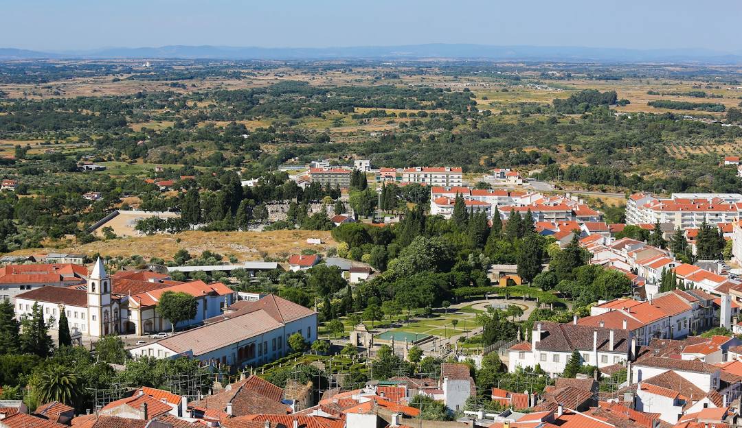 Vista do distrito de Castelo Branco