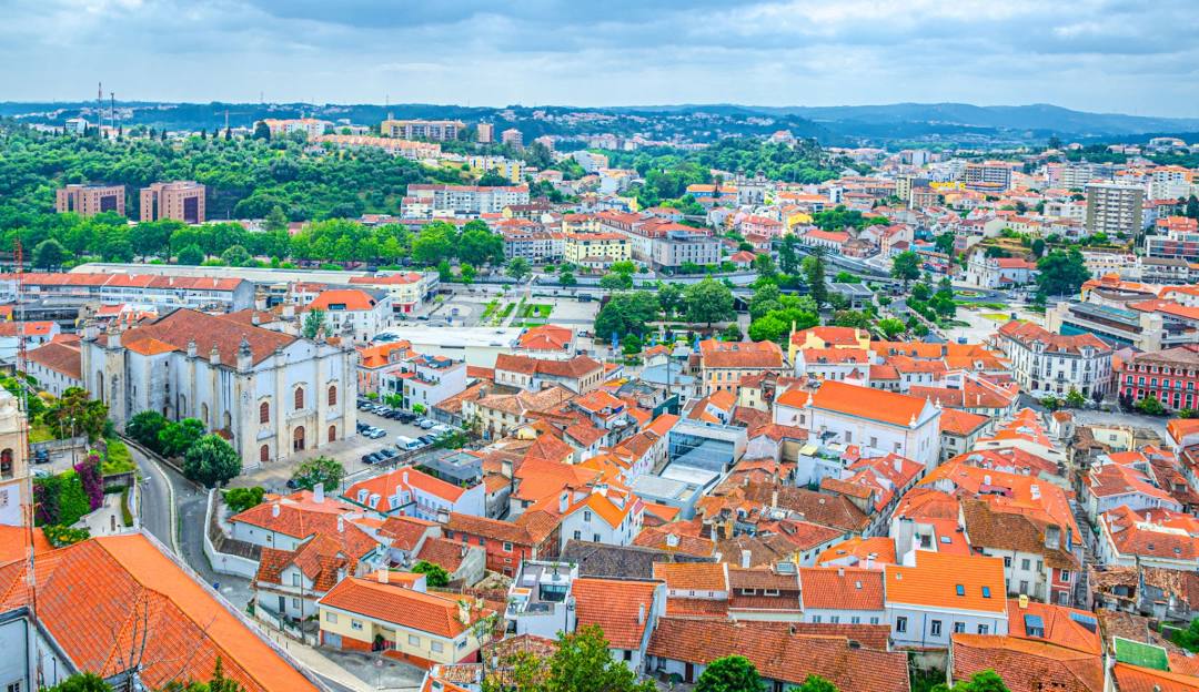 Vista do distrito de Leiria